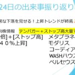 07月24日　【テンバガー達成🎉＆ストップ高５銘柄で圧勝✨✨】　今日の動向株情報([テンバガー]メタプラネット、[ス高]コーディア、[ス高]モダリス、[ス高]WASHハウス、[ス高]ペルセウス)