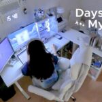 vlog | 在宅ﾌﾘｰﾗﾝｽの日常🧑‍💻一人暮らし7年目🎀朝映画、UberEats、ハイキューグッズ開封📦