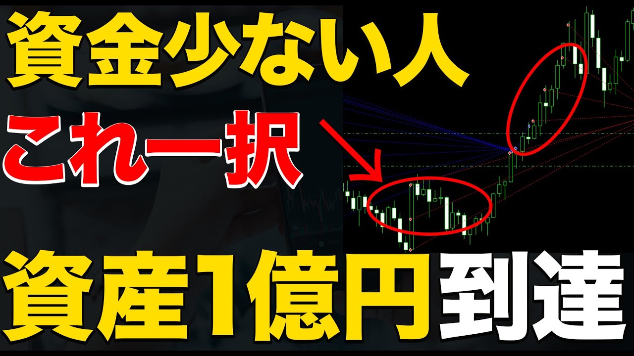 【FX自動売買】資金少ない人“これやるだけで”資産1億円到達