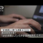 新型コロナ感染者増加も　新たに「在宅」導入の企業は1％満たず(2024年8月20日)