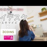 【デスクツアー】ぼっち在宅ワーカーのデスク周りをスリコでプチ改造【3COINS/ダイソー/vlog】