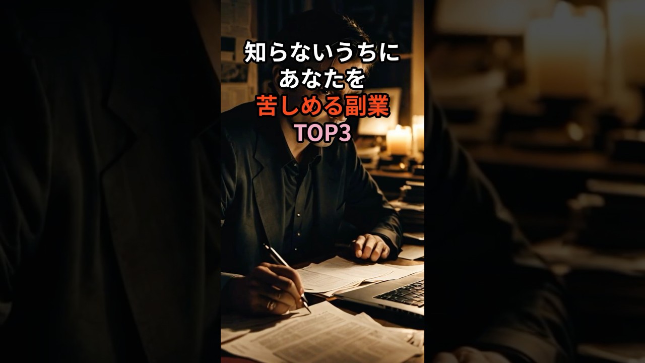 あなたを苦しめる副業TOP3 #役立つ雑学#1分雑学 #副業 #shortsvideo #shorts