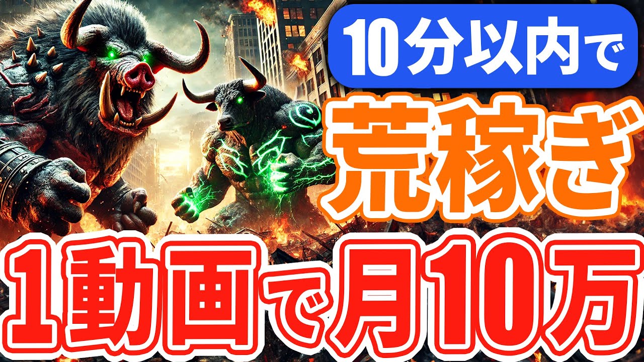 【最新のスキマ時間副業】AIを使って『たった5分で月10万』は初心者でも余裕です！海外向けバズ動画の作り方を徹底解説【AI副業】【chatGPT】【生成ai】