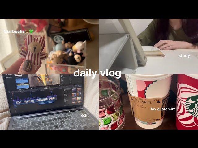 【vlog】スタバと一緒に在宅ワークを乗り切る新卒社会人☕️💚1番大好きなホリデーが始まった‼︎