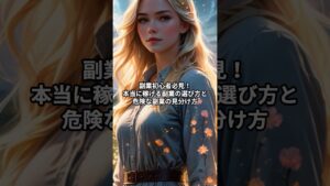 本当に稼げる副業も危険な副業の見分け方 #副業 #shorts