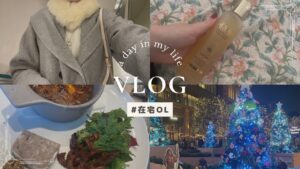 【在宅の日&出社の日】Q10メガ割/ご褒美ランチ/インモード施術/日比谷ミッドタウン🎄