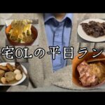 【vlog】在宅OLの平日ランチを5日間撮ってみた結果、、