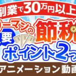 【再放送】【サラリーマンの節税】副業で30万円以上の節税ができた2つの重要ポイントを解説【お金の勉強 初級編】:(アニメ動画)第237回