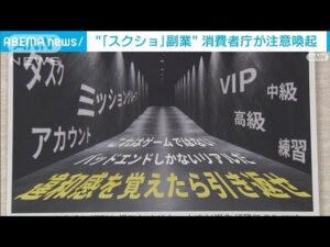 「スクショ」副業 消費者庁が注意を呼び掛け(2025年2月6日)