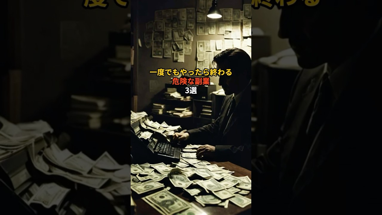 一度でもやったら終わる危険な副業3選#shorts #副業