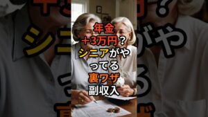 年金+3万円!?シニアがやってる裏ワザ副収入 #定年後