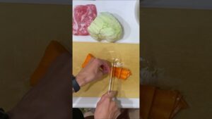 Day07｜ただ、にんじんを切るだけ  #在宅パパの音 #まいにちごはん #手フェチ