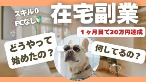 初心者が1ヶ月目から月30万稼げた副業