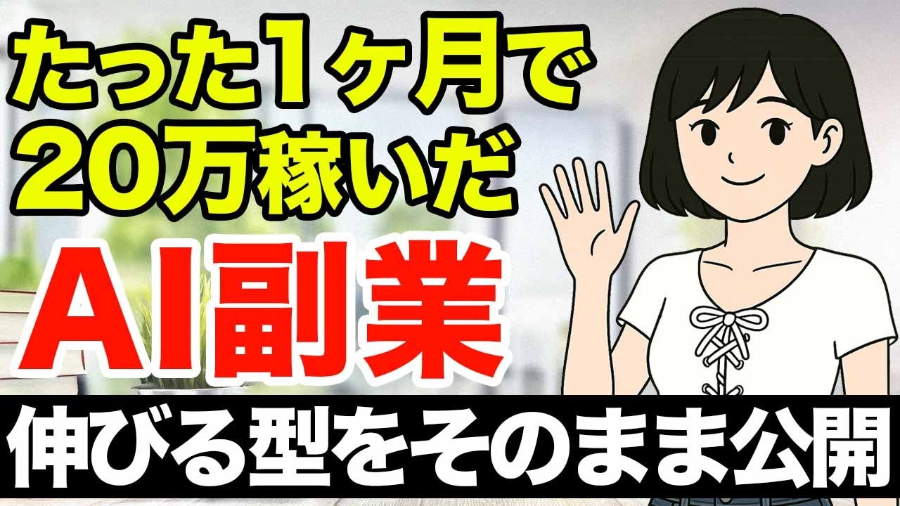 【AI在宅副業】2025年初心者におすすめの稼ぎ方【雑学YouTube】