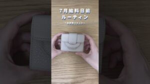 7月給料日前ルーティン❣️お財布リセット #在宅勤務 #フリーター #shorts