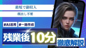 残業後10分で“顔なし動画”量産→副収入ルート”Kling”【台本&設定コピペOK】【ゼロから副業!在宅ワークちゃんねる】