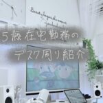 【デスクツアー】25歳在宅勤務のデスク周り紹介