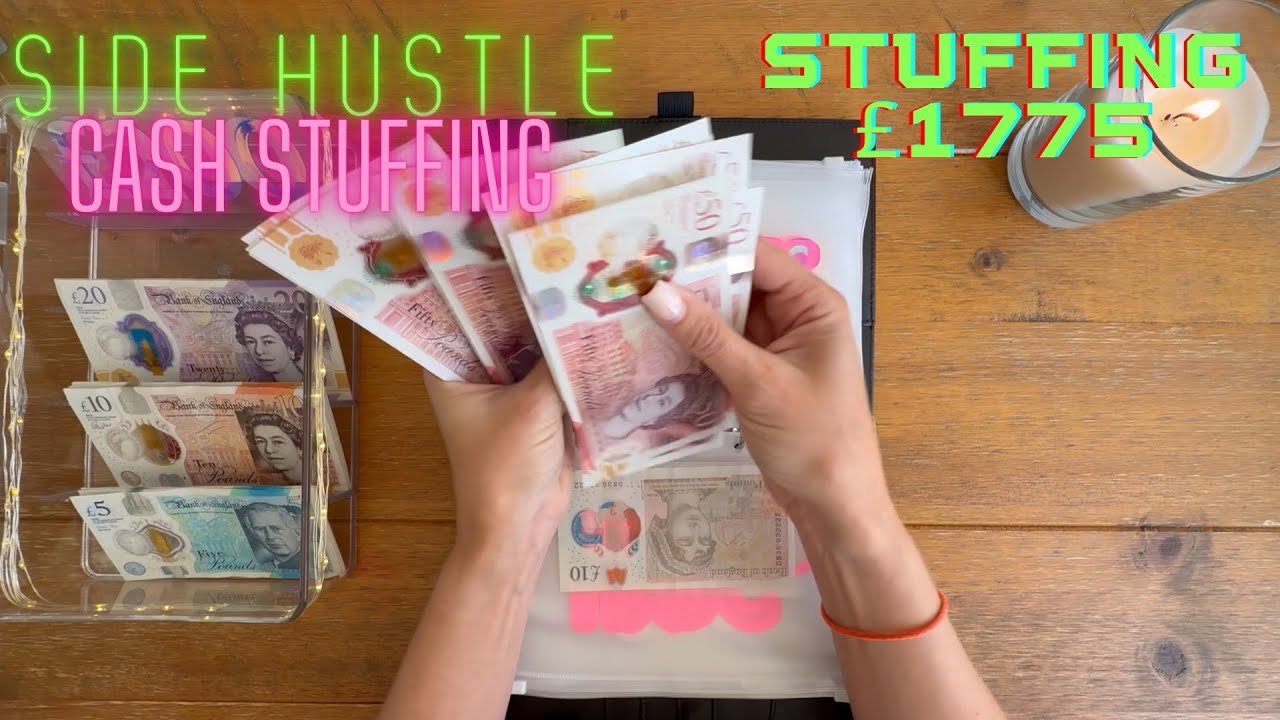 SIDE HUSTLE CASH STUFFING | STUFFING £1775 | ETSY EARNINGS | UK CASH STUFFING