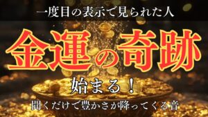 聞くだけ ✦ 金運大開放の奇跡|金運の泉が溢れて、豊かさが降ってくる【寝ている間に願いを叶えるドリームマジック】